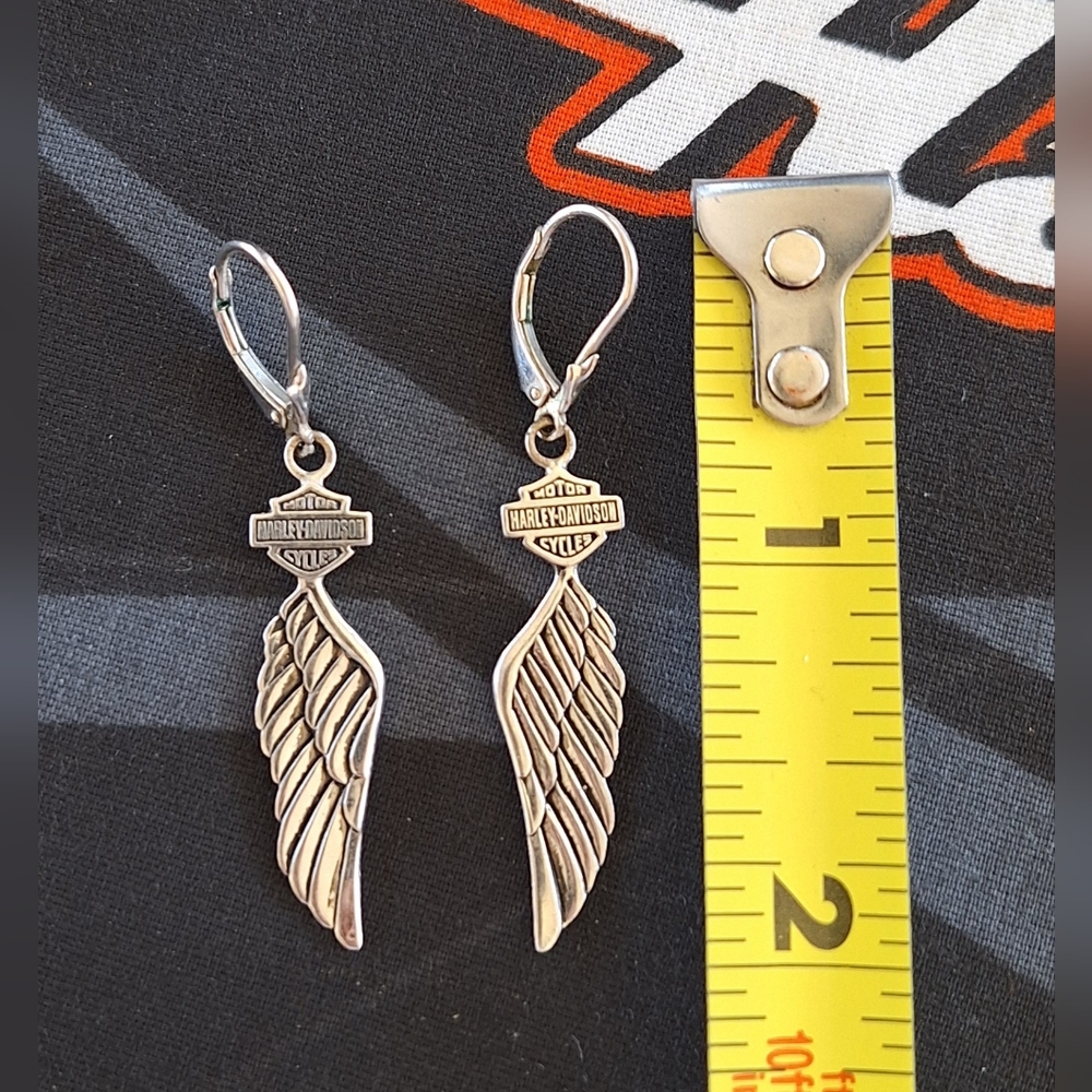 Harley Davidson Sterling Earrings